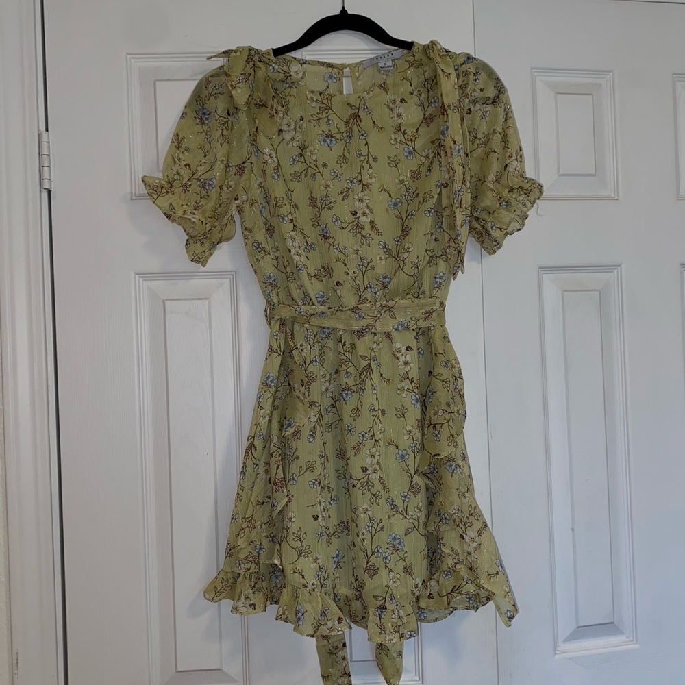 Favlux Green Floral Dress | S